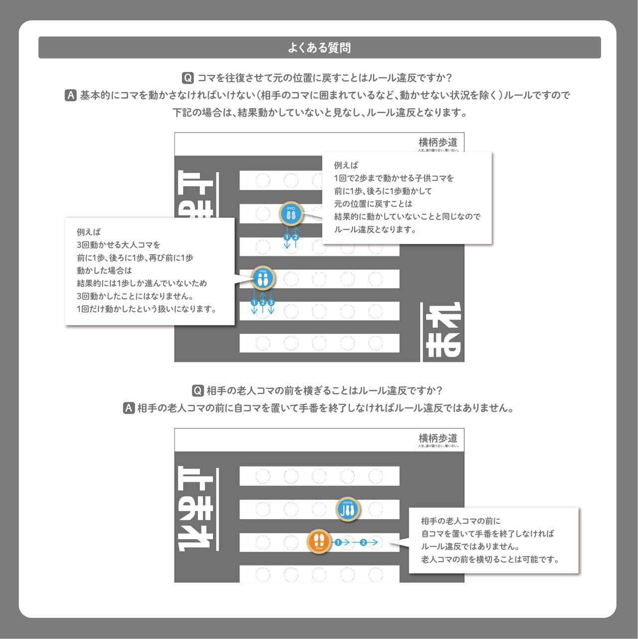 横柄歩道よくある質問